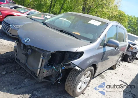 2011 Toyota Sienna Le V6 from USA, damaged, VIN 5TDKK3DC3BS112980